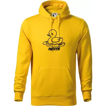 Pánská mikina Ducktor - Mikina pánská Cape s kapucí - 2XL ( Žlutá )