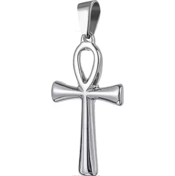 Přívěsek Šperky4U Ocelový přívěsek kříž života - OPP1937