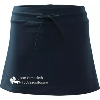 Dámské oblečení Odvezu si to sám - Sportovní sukně - two in one - S ( Námořní modrá (velmi tmavá - téměř černá) )