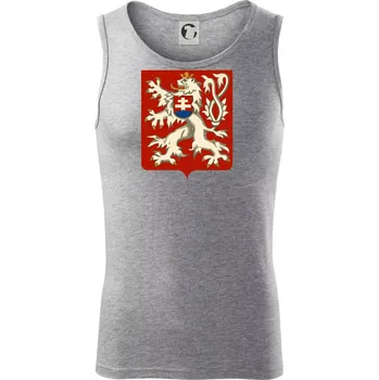 Znak Česko-Slovenská republika 1938–1939 - Tílko pánské Core - 2XL ( Tmavě šedý melír )