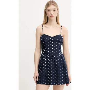 Dámské šaty Lněné šaty Hollister Co. KI359.5224.205 námořnická modř 59X, vel. XS
