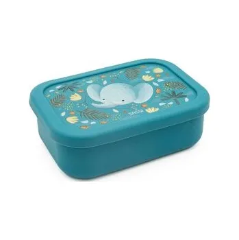 SILIKÓNOVÝ DESIATOVÝ BOX SASSI - ELEPHANT
