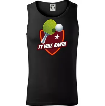 Pánské termoprádlo Stolní tenis - ty vole, kanta - Tílko pánské Core - XL ( Černá )