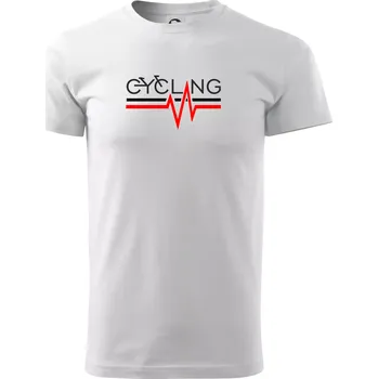 Cycling ekg - Triko extra velké (5-8XL) - 6XL ( Bílá )
