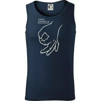 Tričko doporučila fuserinavsehodruhu - Tílko pánské Core - XL ( Námořní modrá (velmi tmavá - téměř černá) )