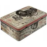 METALOWA PUDEŁKO ROUTE 66 BIKE MAP 23X16X7CM 2,5