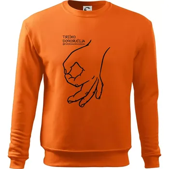 Pánská mikina Tričko doporučila fuserinavsehodruhu - Mikina Essential pánská - 2XL ( Oranžová )
