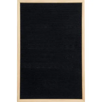 Informační tabulka Nasouvací tabulka 40x60cm s dřevěným rámečkem a 252 plast.písmeny,čísly a symb.