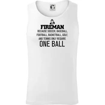 Pánské termoprádlo Fireman beacause one ball - Tílko pánské Core - 2XL ( Bílá )