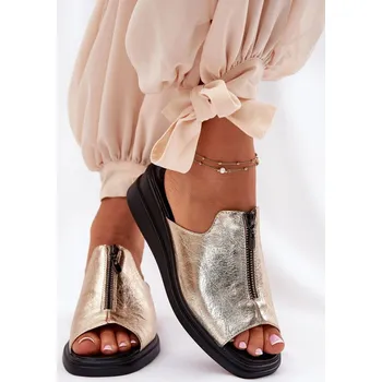 Dámské pantofle Pantofle s klínovou podrážkou a ozdobnou sponou, 36 i240_211955_2:36