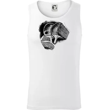 Ping pong pálky a síť - Tílko pánské Core - XL ( Bílá )