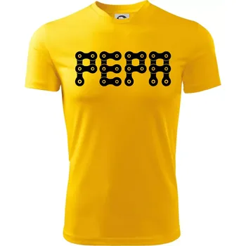 Řetěz - Vaše jméno - Dětské triko sportovní (dresovina) - 158 cm/12 let ( Žlutá )