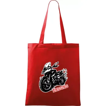 Moto Enduro - Taška bavlněná - 42 x 38 cm ( Červená )