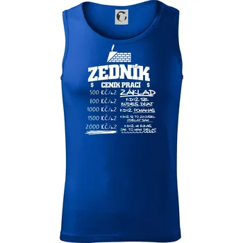 Ceník zedníka - cena za metr - Tílko pánské Core - S ( Královská modrá )