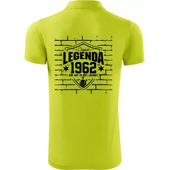 Pánská košile Zedník - legenda - 1962 - Polokošile Victory sportovní (dresovina) - S ( Limetková )
