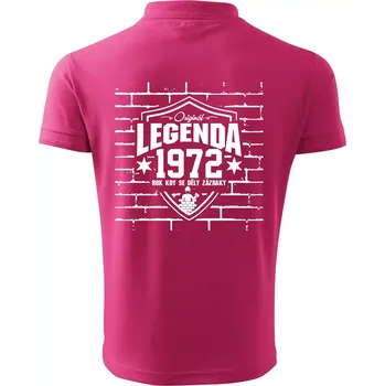 Pánská košile Zedník - legenda - 1972 - Polokošile pánská Pique Polo 203 - 4XL ( Purpurová )