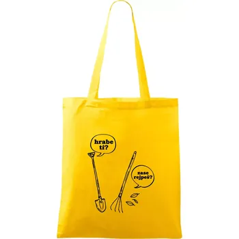 Hrabe ti, už zase rejpeš - Taška bavlněná - 42 x 38 cm ( Žlutá )