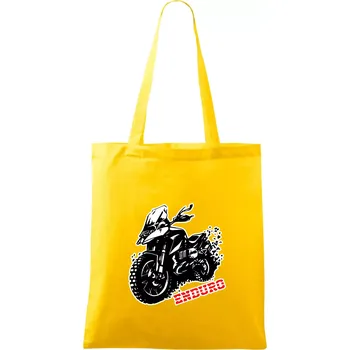 Moto Enduro - Taška bavlněná - 42 x 38 cm ( Žlutá )