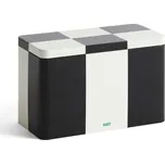 HAY Plechová dóza Tin Container Medium, black and off-white