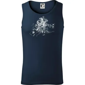 Poker skica - Tílko pánské Core - L ( Námořní modrá (velmi tmavá - téměř černá) )