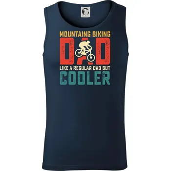 Mountain biking dad like a regular dad - Tílko pánské Core - XL ( Námořní modrá (velmi tmavá - téměř černá) )