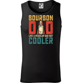 Bourbon dad like a regular dad but cooler - Tílko pánské Core - XL ( Černá )