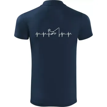 Pánská košile Rybář ekg - Polokošile Victory sportovní (dresovina) - 2XL ( Námořní modrá (velmi tmavá - téměř černá) )