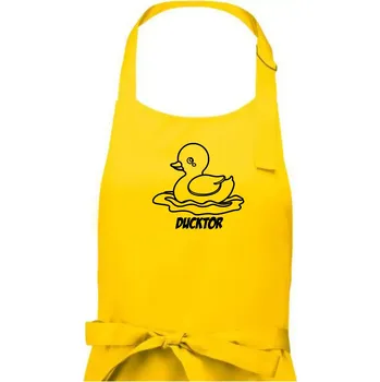 Kuchyňská zástěra Ducktor - Pánská zástěra na vaření - Univerzální velikost ( Žlutá )