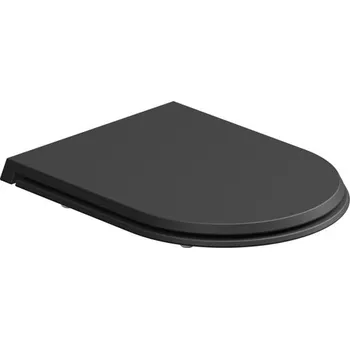 WC sedátko WC sedátko Cruise slim, softclose, černé matné, CRCOPRSLTICR003