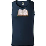 Kniha barevná otevřená - Tílko pánské Core - S ( Námořní modrá (téměř černá) )