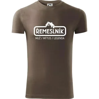 Pánské oblečení Řemeslník - muž mýtus legenda - Viper FIT - Pánské zůžené tričko - XL ( Army )