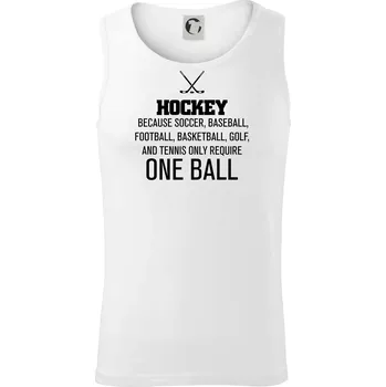 Hockey - ona ball - Tílko pánské Core - M ( Bílá )