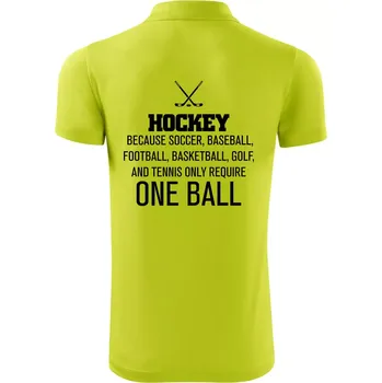 Pánská košile Hockey - ona ball - Polokošile Victory sportovní (dresovina) - M ( Limetková )