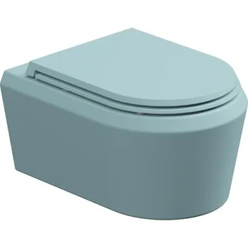 Klozet WC závěsné Cruise, rimless, ice matné, zadní odpad, CRWCSO037