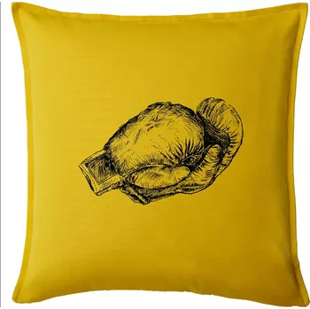 Polštář Rukavice kreslené na šířku - Polštář 50x50 - 50x50 - Pouze potah ( Žlutá )