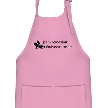 Kuchyňská zástěra Odvezu si to sám - Dětská zástěra na vaření - Univerzální velikost ( Růžová )