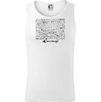 Tam se toho vejde! - Tílko pánské Core - 2XL ( Bílá )