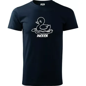 Pánské tričko Ducktor - Triko extra velké (5-8XL) - 8XL ( Námořní modrá (velmi tmavá - téměř černá) )