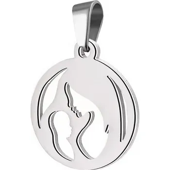 Přívěsek Šperky4U Ocelový přívěsek matka a dítě - OPP1936