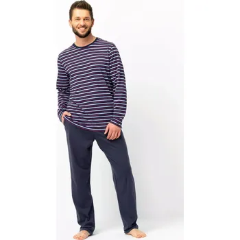 Pánské pyžamo PÁNSKÉ PYŽAMO MNS 316 B25 tmavě modrá M