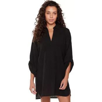 Dámské šaty Plážové šaty 7229 black - LingaDore černá L