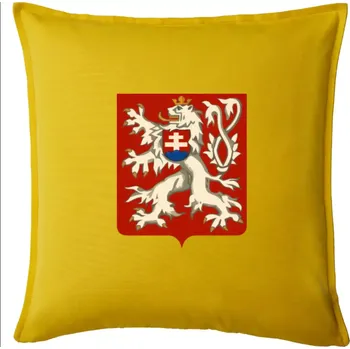 Polštář Znak malý První Republika československá 1918–1920 - Polštář 50x50 - 50x50 - Pouze potah ( Žlutá )