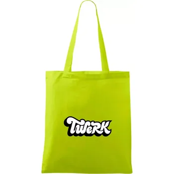 Twerk - Taška bavlněná - 42 x 38 cm ( Limetková )