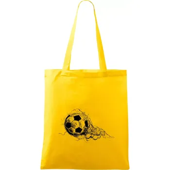 Fotbalový míč - kresba tužkou - Taška bavlněná - 42 x 38 cm ( Žlutá )