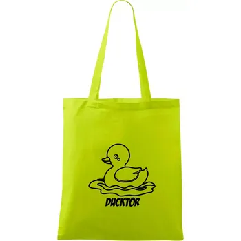 Ducktor - Taška bavlněná - 42 x 38 cm ( Limetková )