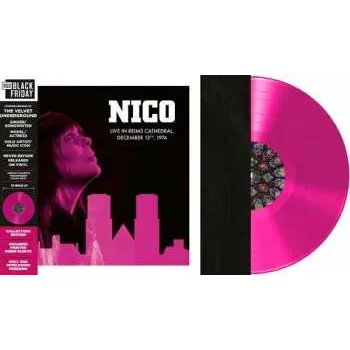 Zahraniční hudba Nico: Live In Reims Cathedral - December 13th, 1974 (transparent Magenta Vinyl 2lp) (black Friday) - Nico [2LP]