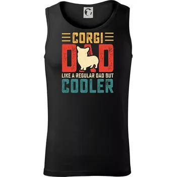 Pánské termoprádlo Corgi dad like a regular dad but cooler - Tílko pánské Core - S ( Černá )