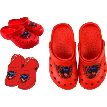 Dívčí sandály CLOG SANDÁLE KOUZELNÁ BERUŠKA Em 250 červené Velikost: 26-27