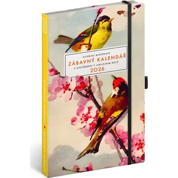 Diář Notique Zábavný kalendář Kateřiny Winterové 13 x 21 cm týdenní 2026