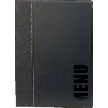 Jídelní lístek TRENDY A4, černá